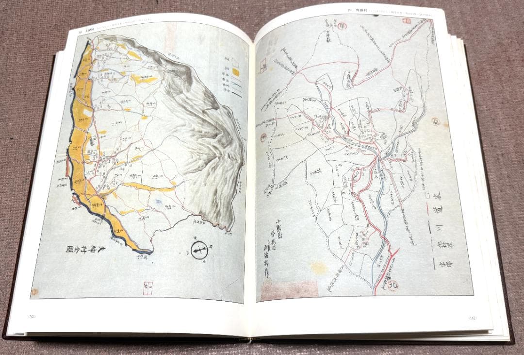 明治初期長野県町村絵地図大鑑 全5巻 (全4巻+別巻) 滝沢主税 編 郷土