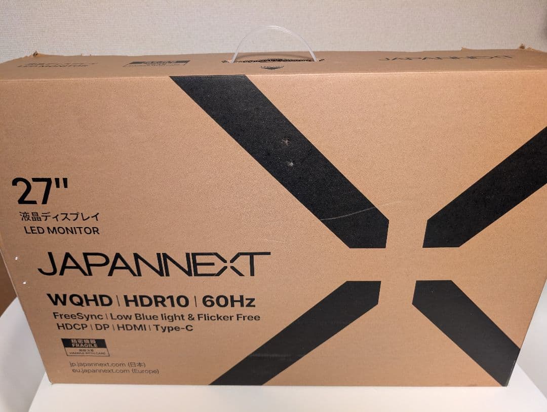 【送料込】JAPANNEXT 27インチ WQHD モニター ECサイト限定】JAPANNEXT 27インチ IPSパネル搭載 WQHD(2560x1440