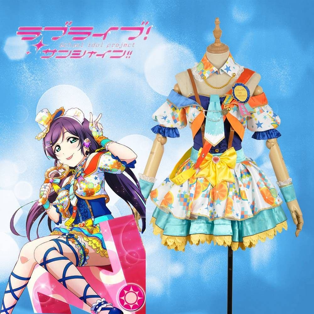 ラブライブ　東條希　コスプレ　衣装　アイドル ラブライブ! School idol project 東條希 アイドル衣装編 コスプレ衣装