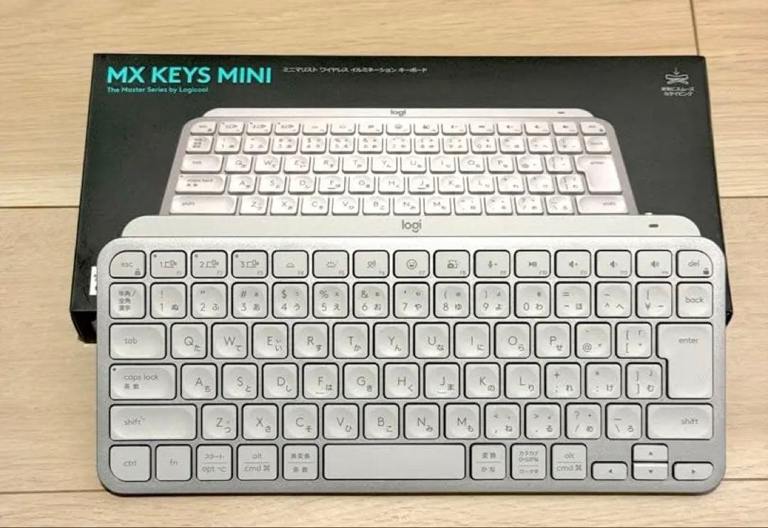 こ*こ様 【美品】ロジクール MX KEYS MINI ホワイト 日本語配列 ロジクール、テンキーレスのフラッグシップキーボード「MX KEYS MINI