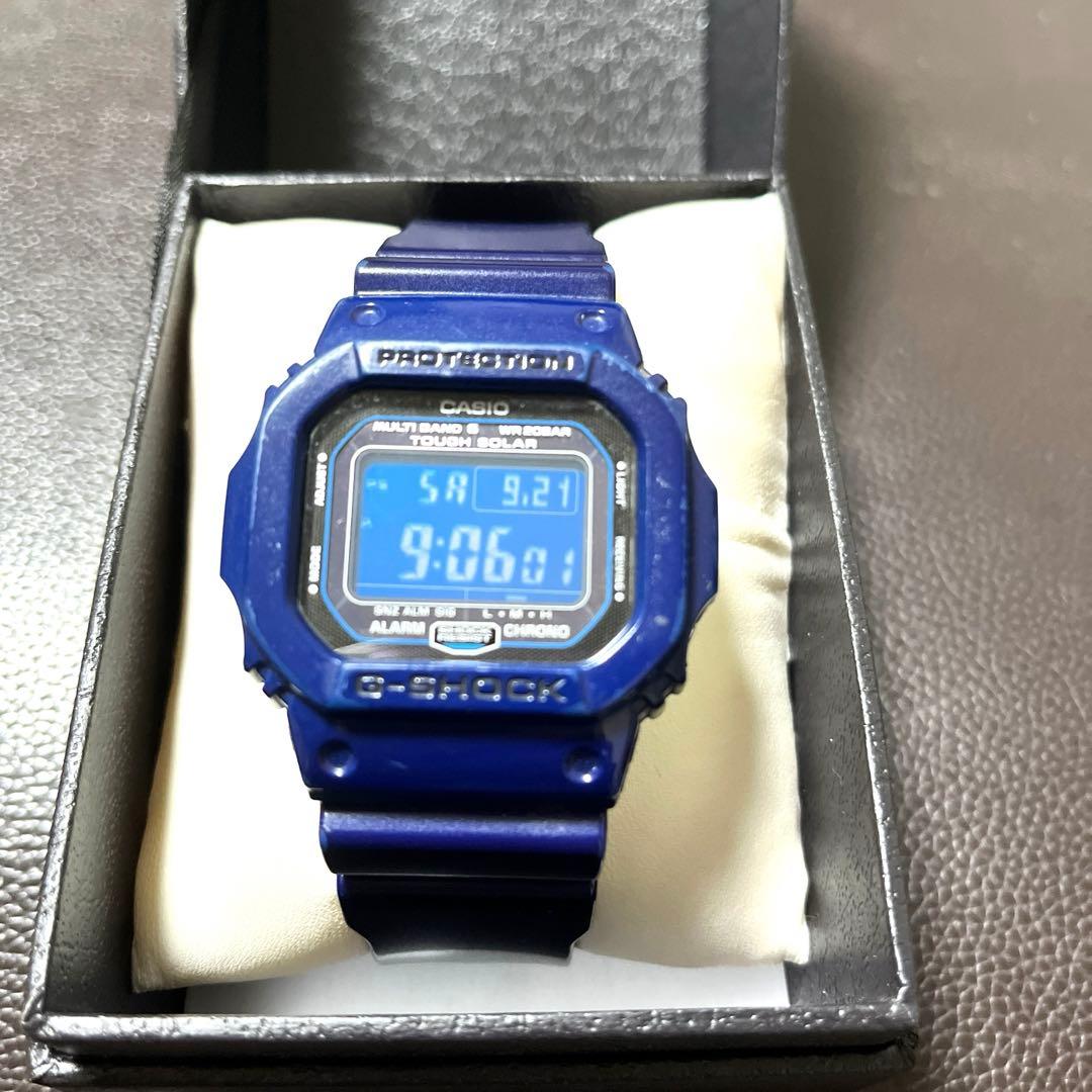 CASIO G-SHOCK タフソーラー 腕時計 (青) - メルカリ