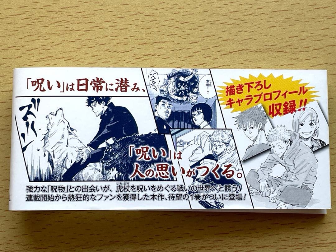 呪術廻戦 1巻 初版 帯付き ジャンパラ付き 応募券付き 芥見下々 - メルカリ