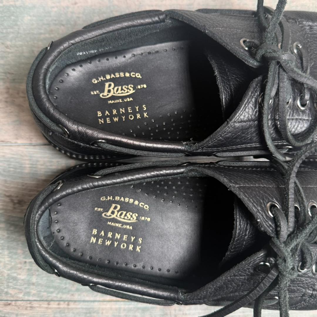 超美品 厚底 G.H.BASS バーニーズNY デッキシューズ 28cm
