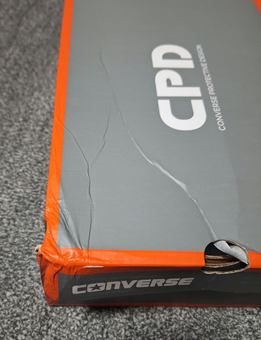 最終値引きCONVERSE ブラック ハイカット安全靴 25.5cm