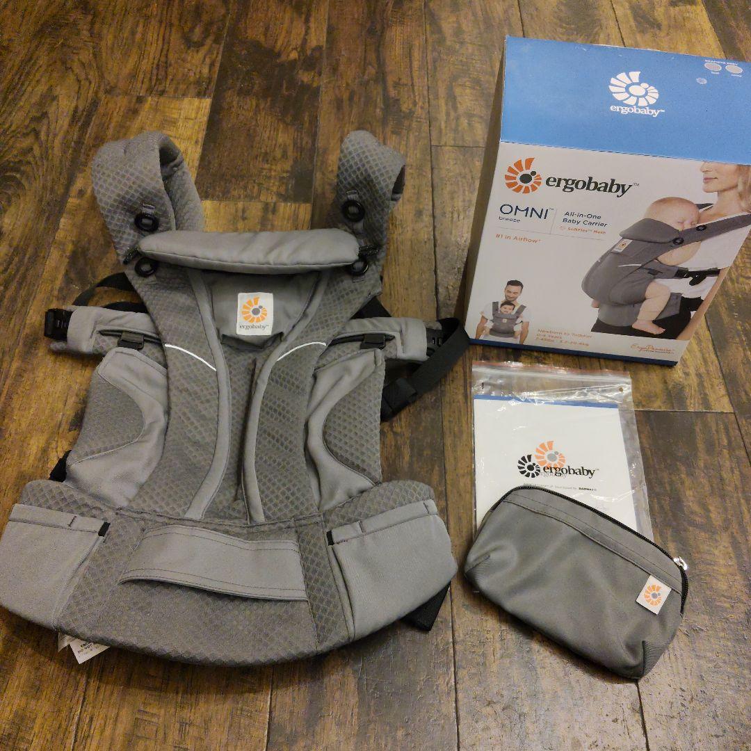 【極美品】エルゴベビー　オムニブリーズ　グラファイトグレー OMNI Breeze / グラファイトグレー | エルゴベビー オンラインストア