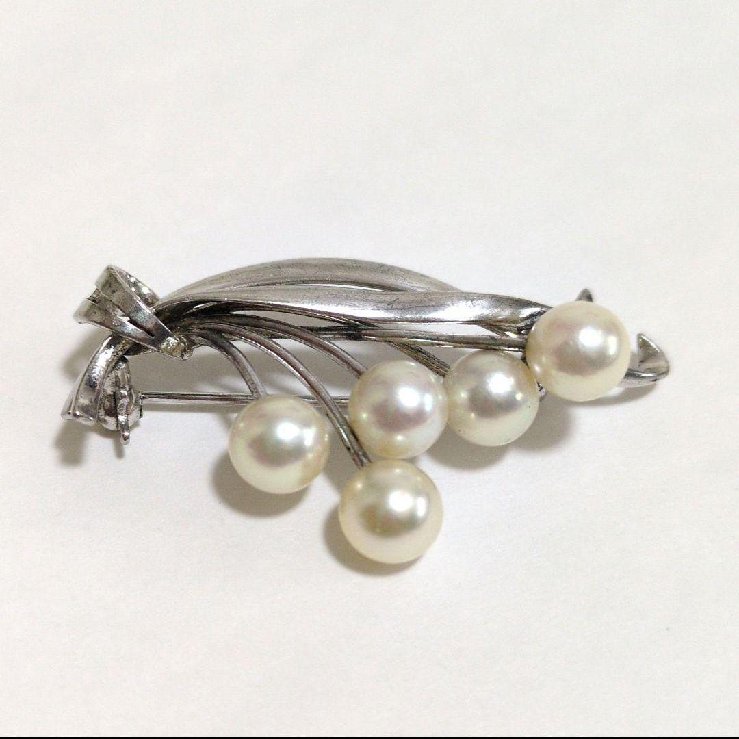 つ*つ様 MIKIMOTO パール ブローチ フラワー ブーケ 5.5g - メルカリ