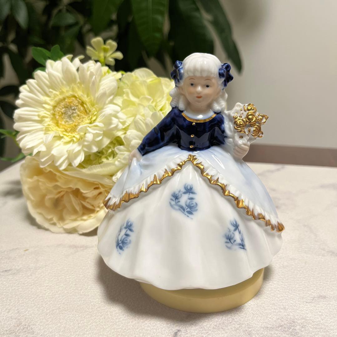 《Demainドマン》陶器オルゴール人形（いい日旅立ち） - メルカリ