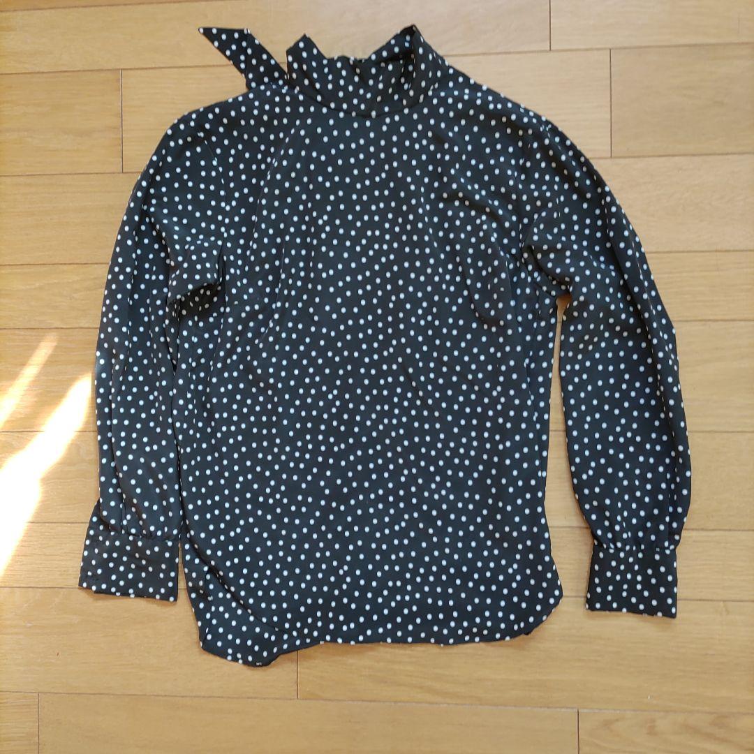 美品！SINME シンメ ドットボウタイブラウス - メルカリ