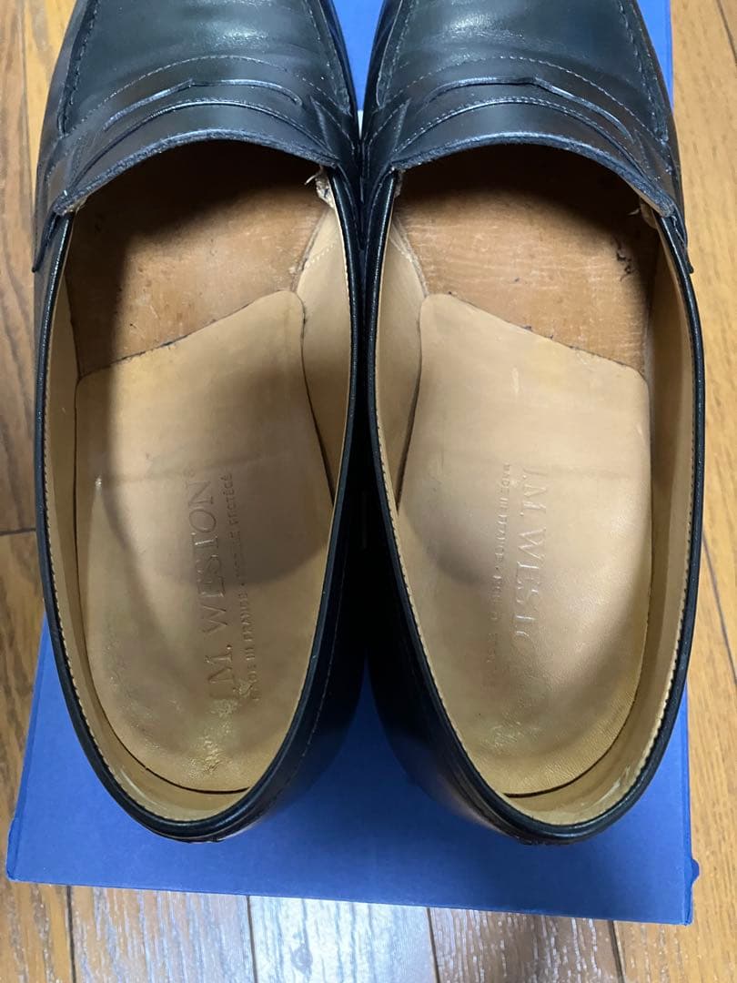 J.M.WESTON 180 7.5C ローファー Black