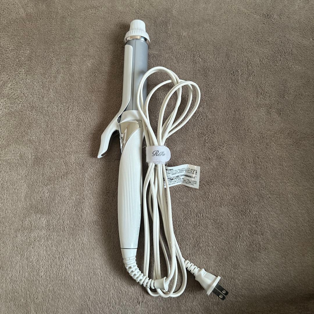 リファ Refa ホワイト カールアイロン 38mm 箱無し 値下げ済 - ヘア