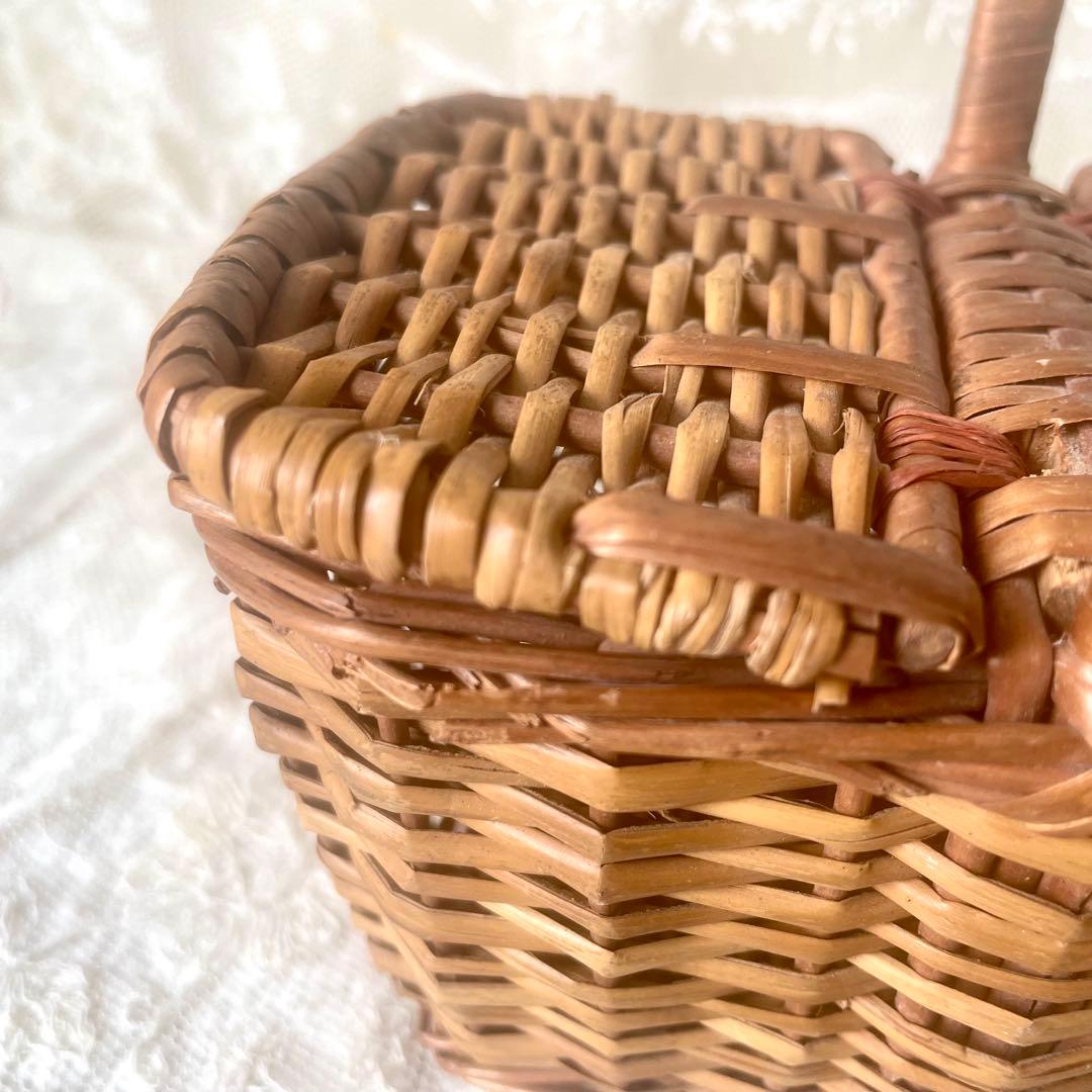 mois様専用☆2点おまとめ スクエアドールパニエ フランスアンティーク&布花