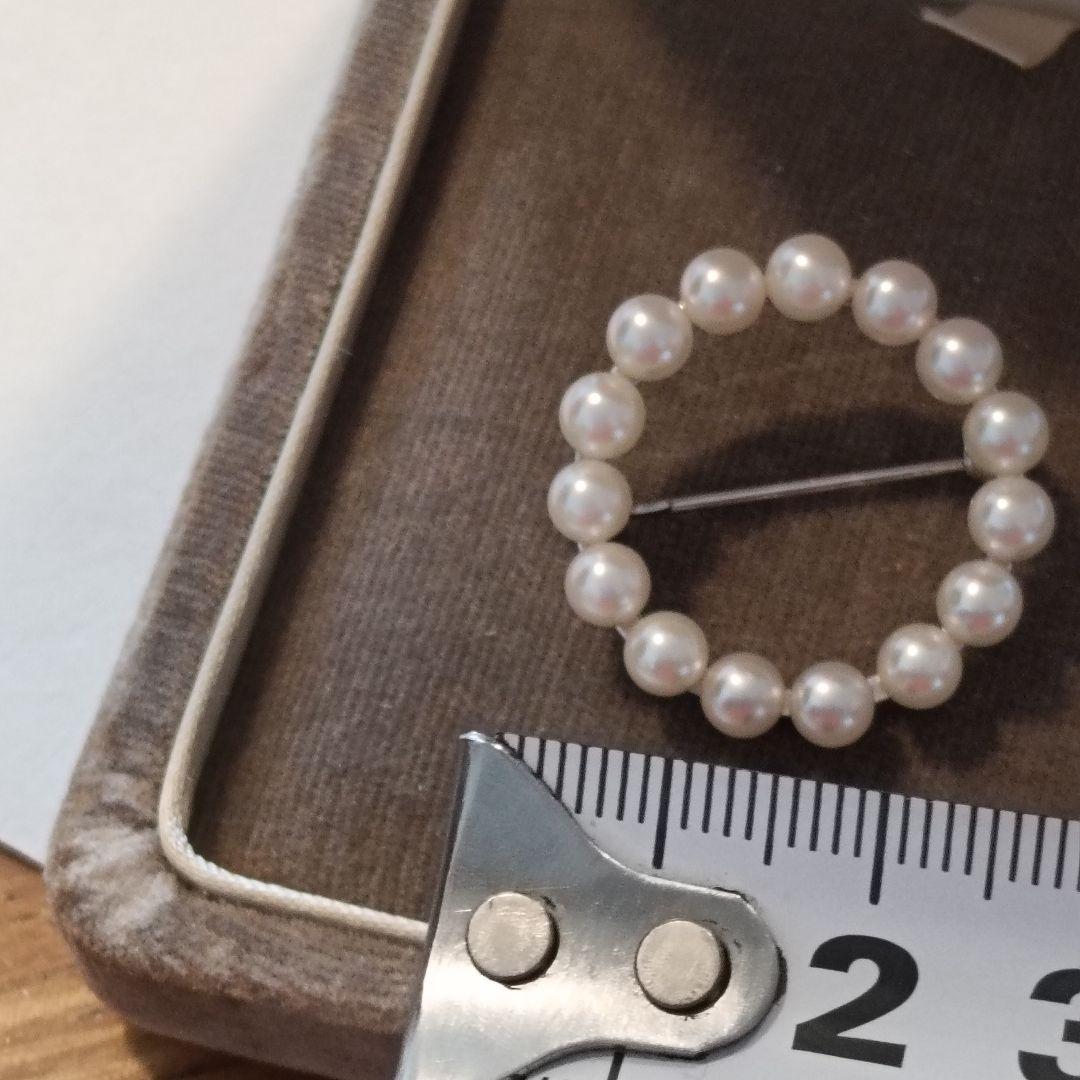 ミキモト ブローチ パール サークル フォーマル 箱なし～ - メルカリ