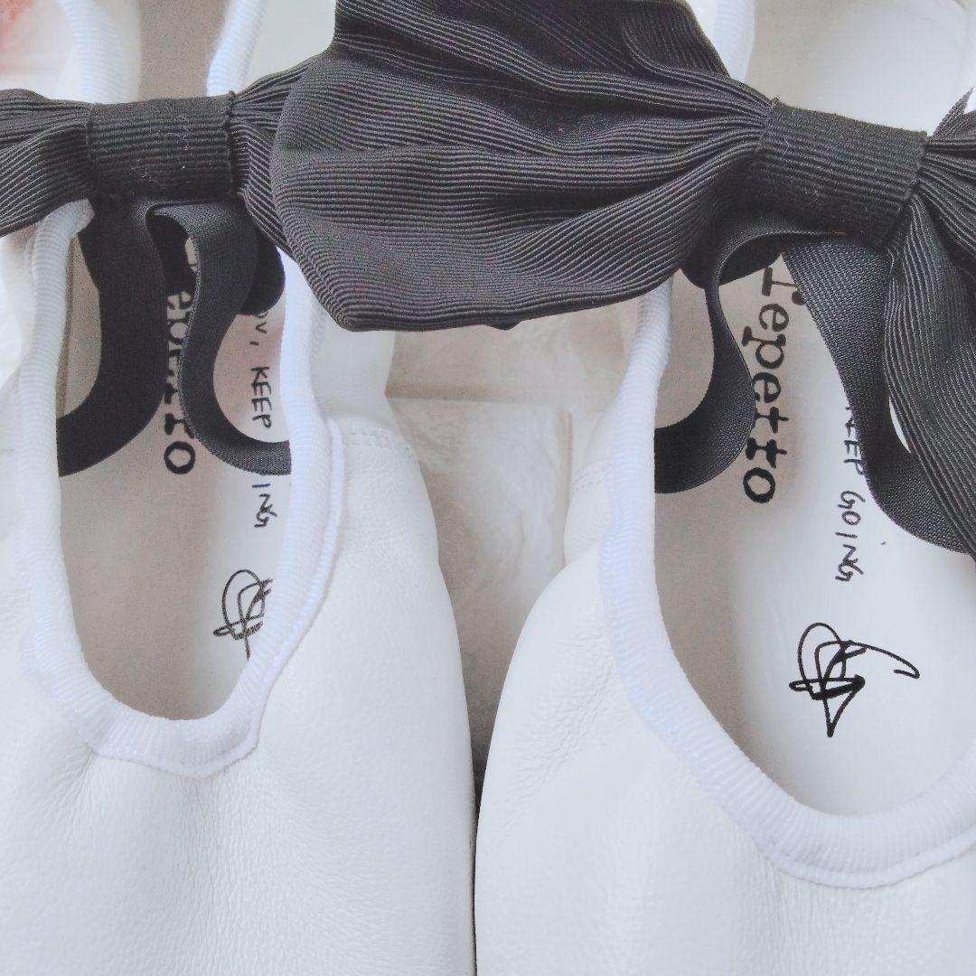 極美品♪Repetto by Sia レペットシーア ソフィアバレリーナ リボン