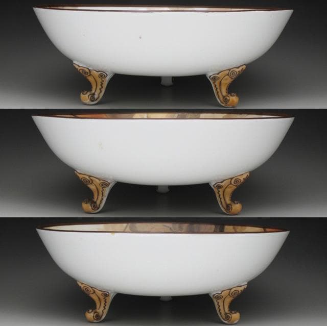 オールドノリタケ モールド栗鼠絵 脚付ボウル 22cm - メルカリ