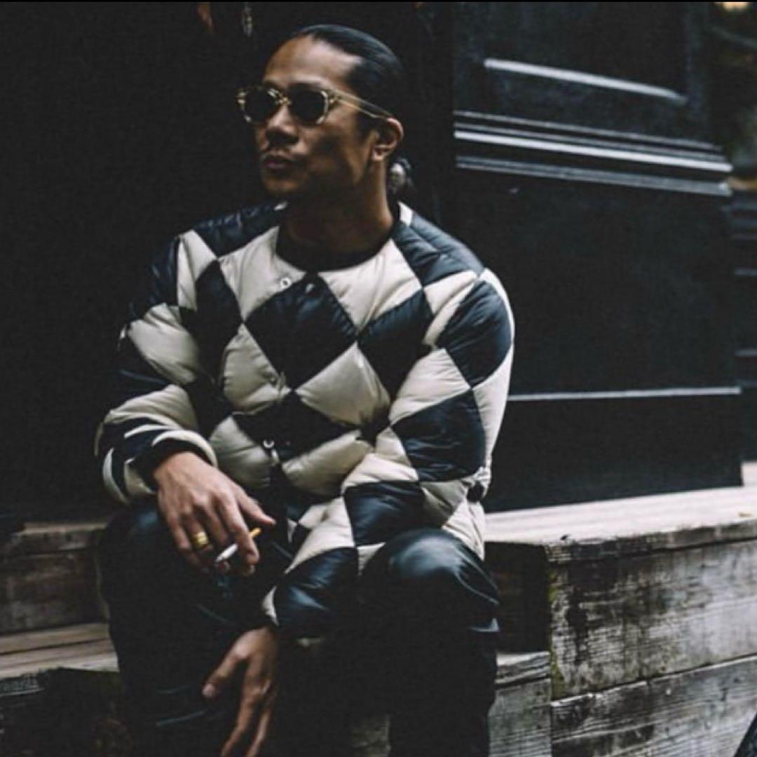 neighborhood checker down jacket 21aw - メルカリ