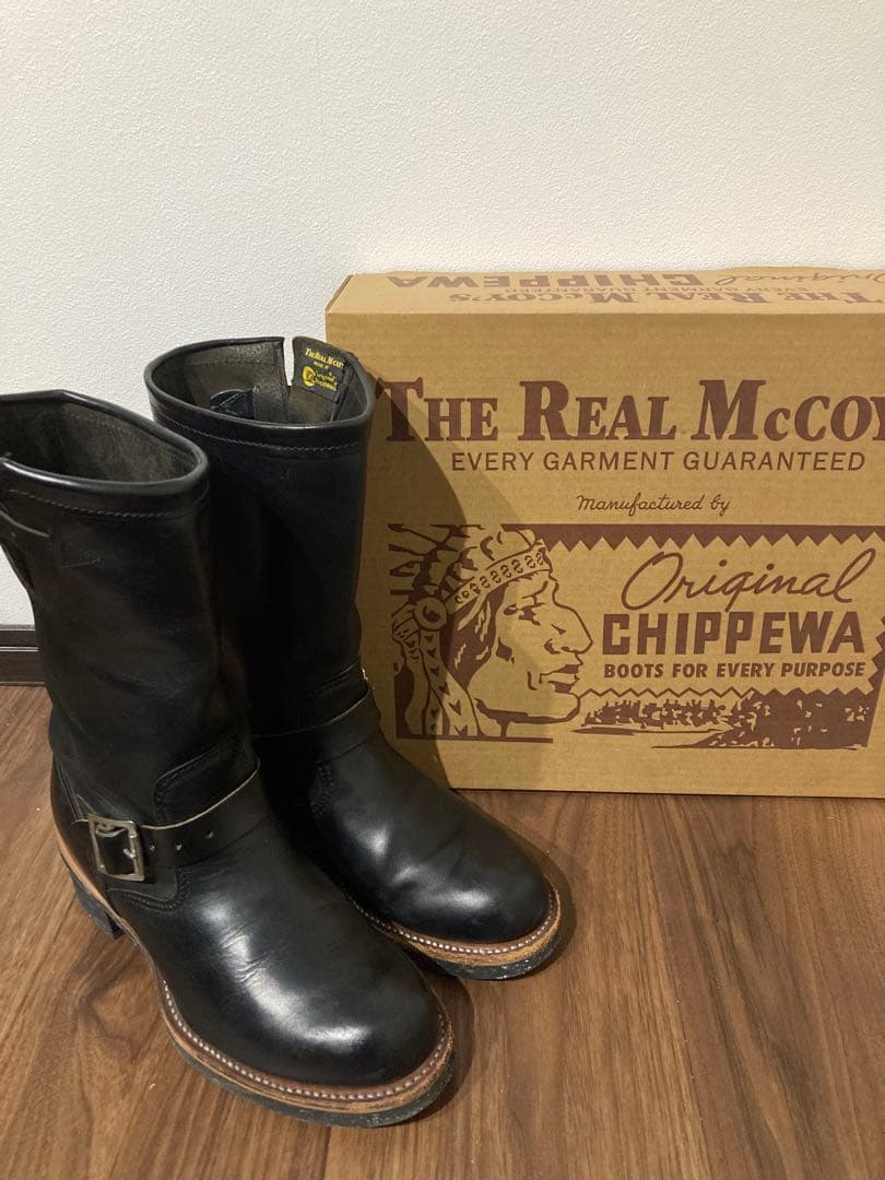 The Real McCoy's Chippewa エンジニアブーツ THE REAL McCOY'S×CHIPPEWA ENGINEER BOOTS | KOHのバイクとアメカジ生活