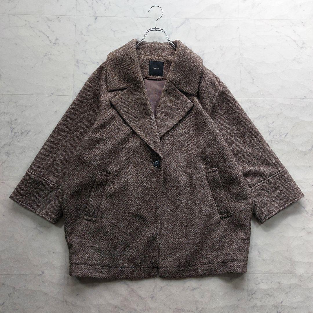 スピックアンドスパン Wスライバーヘリンボーンミドルコート 38 - メルカリ