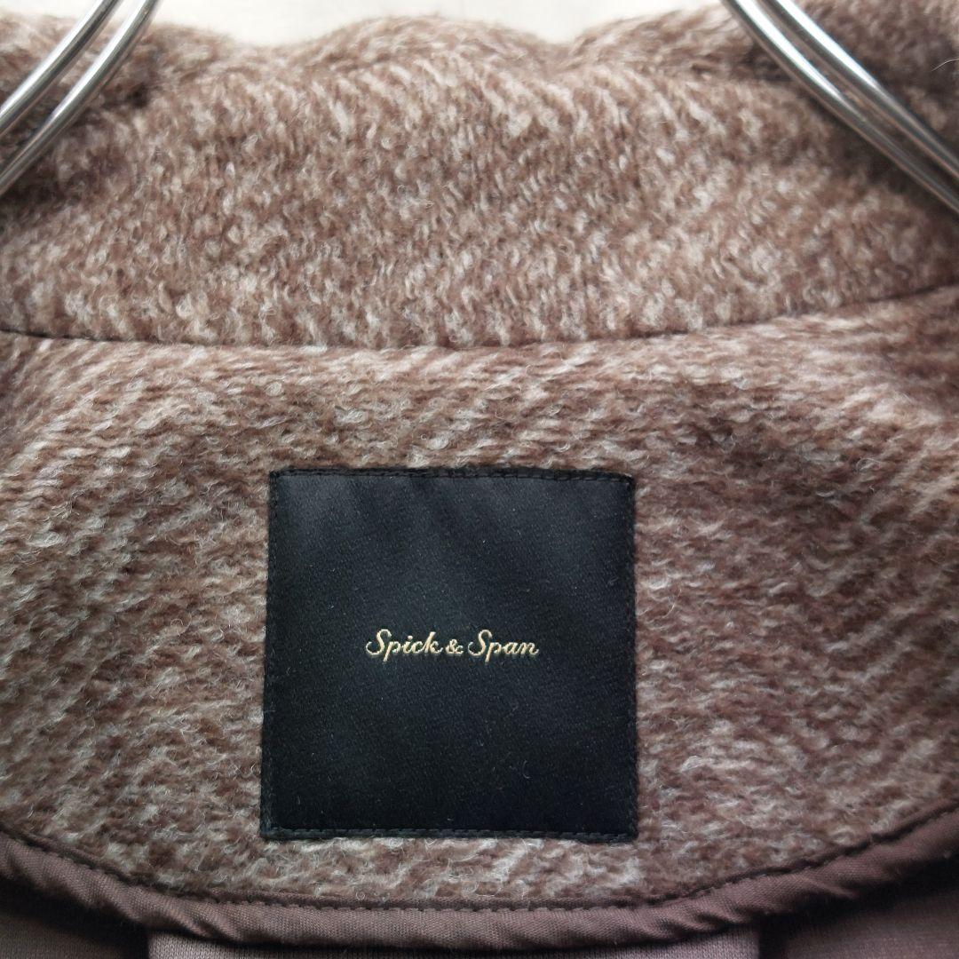 スピックアンドスパン Wスライバーヘリンボーンミドルコート 38 - メルカリ