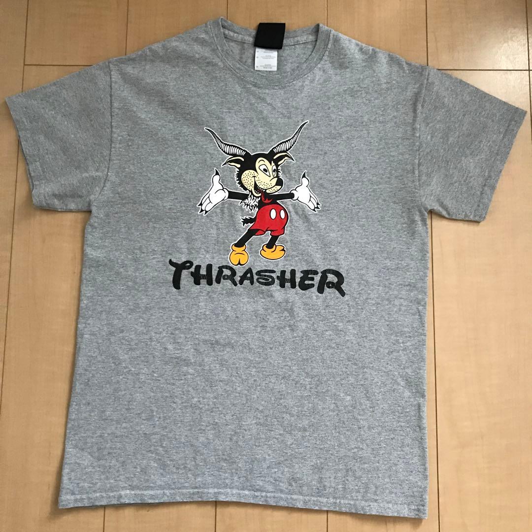 激レア サタンミッキー THRASHER スラッシャー Tシャツ 悪魔 発禁