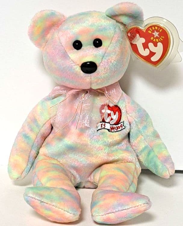 ty ビーニーベイビーズ Celebrate タイ クマ 虹色 15周年 - メルカリ