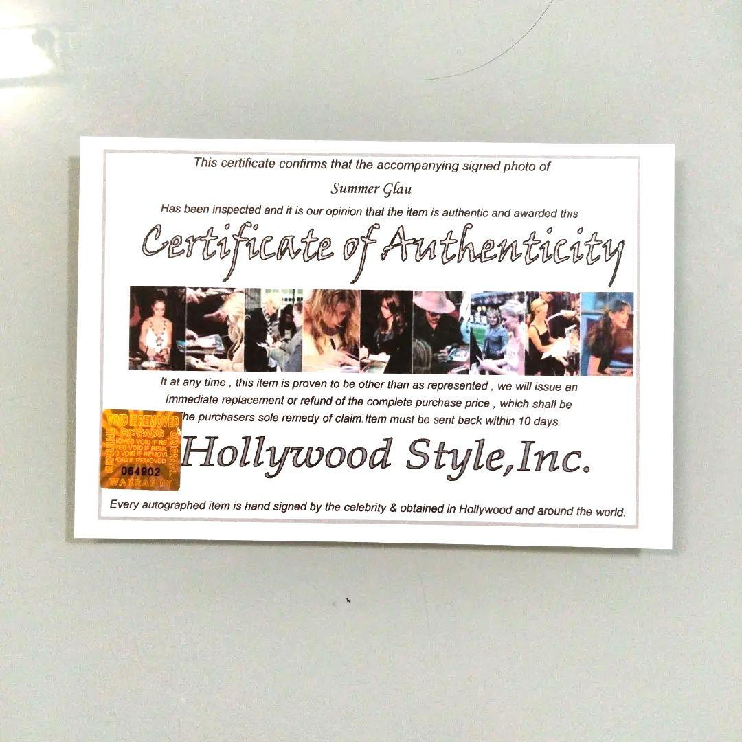 サマー・グロー直筆サイン入り超大型写真…Summer Glau…ターミネーター