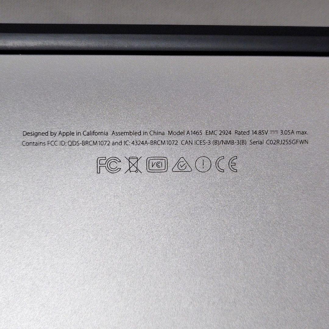 MacBook Air A1465 11インチ 2015 本体のみ 初期化済 - メルカリ