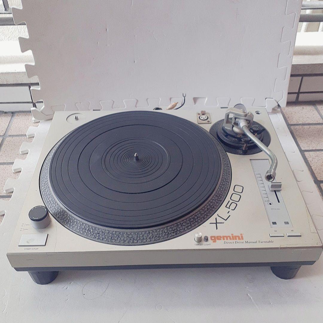 gemini XL-500 ダイレクトドライブターンテーブル - メルカリ