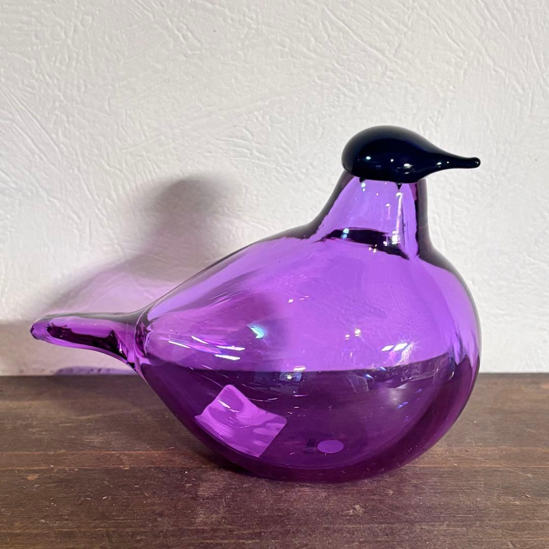 イッタラ バード　チフチャフ アメジスト IITTALA Bird チフチャフ 表参道 アメジスト バード イッタラ - メルカリ