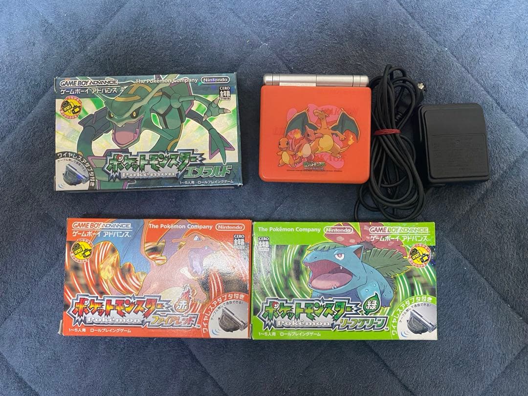 ゲームボーイアドバンス＋ポケモンソフト3本セット 平成懐かしのゲーム【ゲームボーイアドバンス】ポケモンシリーズの紹介