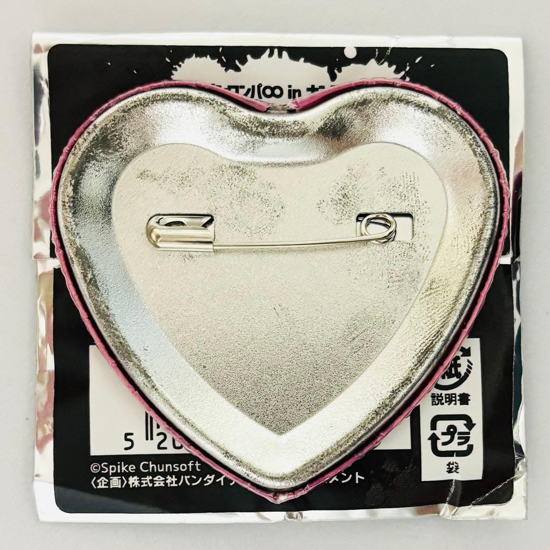 ダンガンロンパ ナンジャタウン テレ顔 照れ顔 ハート缶バッジ 江ノ島