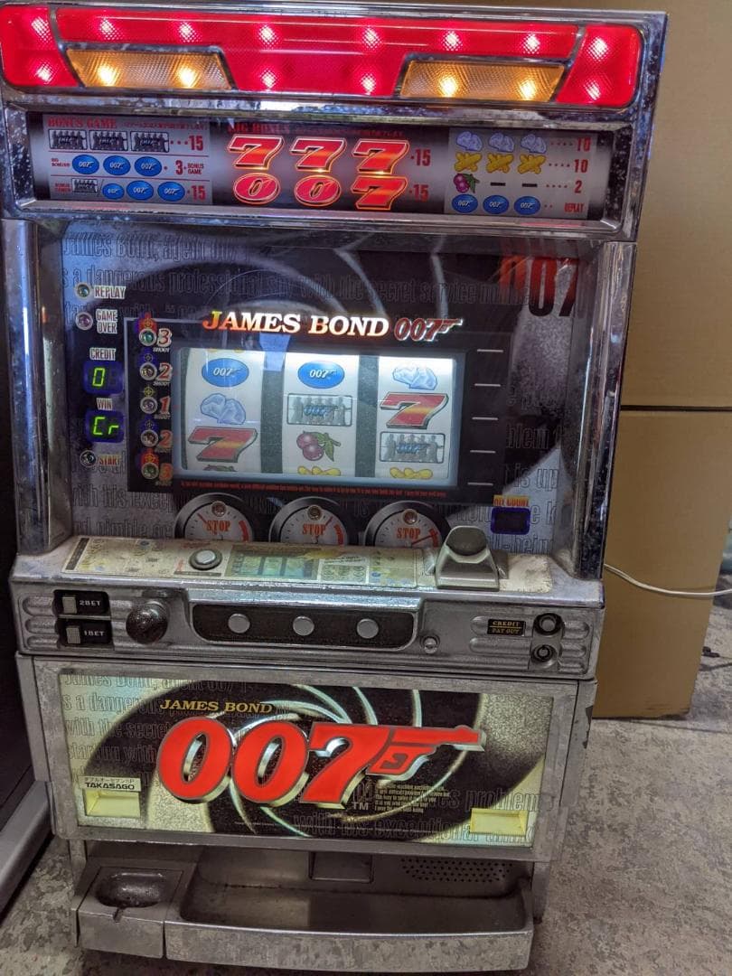 ダブルオーセブン ４号機　　ジャンク品　送料込み Yahoo!オークション -「007」(パチスロ実機) (パチンコ、パチスロ)の