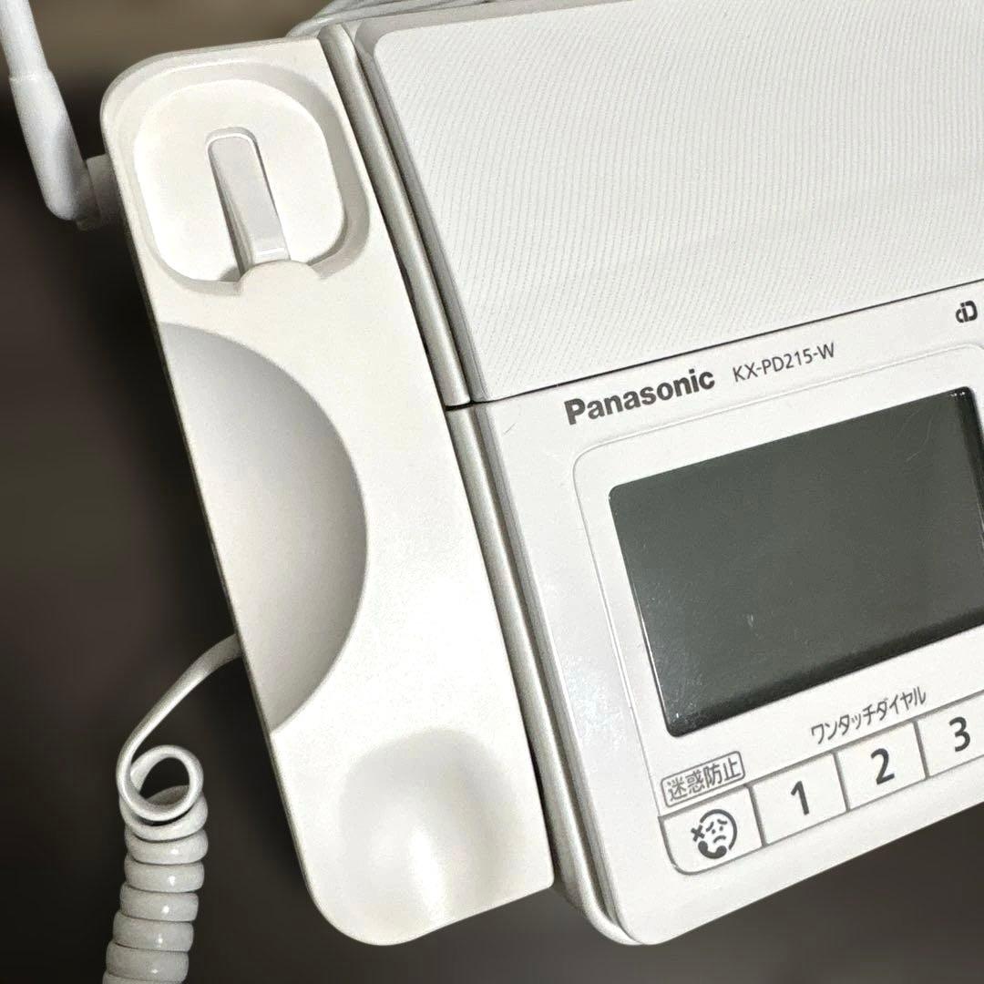 Panasonic KX-PD215-W 電話機＋子機1台 - メルカリ