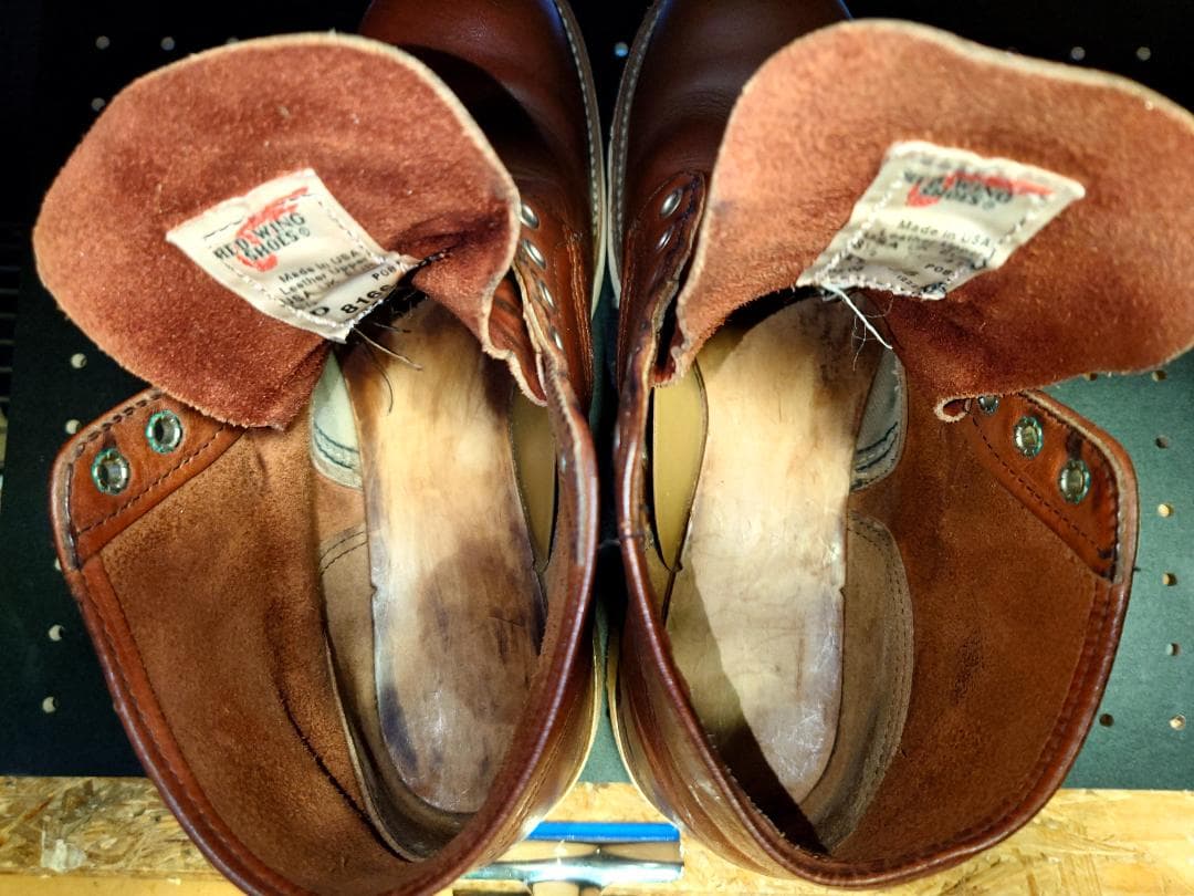 RED WING レッド ウィング 8166 サイド羽刻印 8.5D 08年製