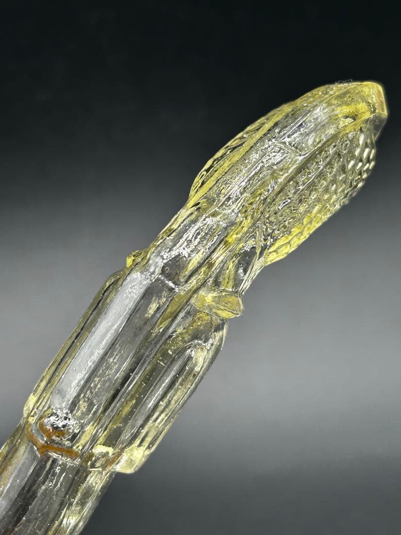 飴色 ピストル型 金平糖瓶 レトロ瓶 ガラス - メルカリ