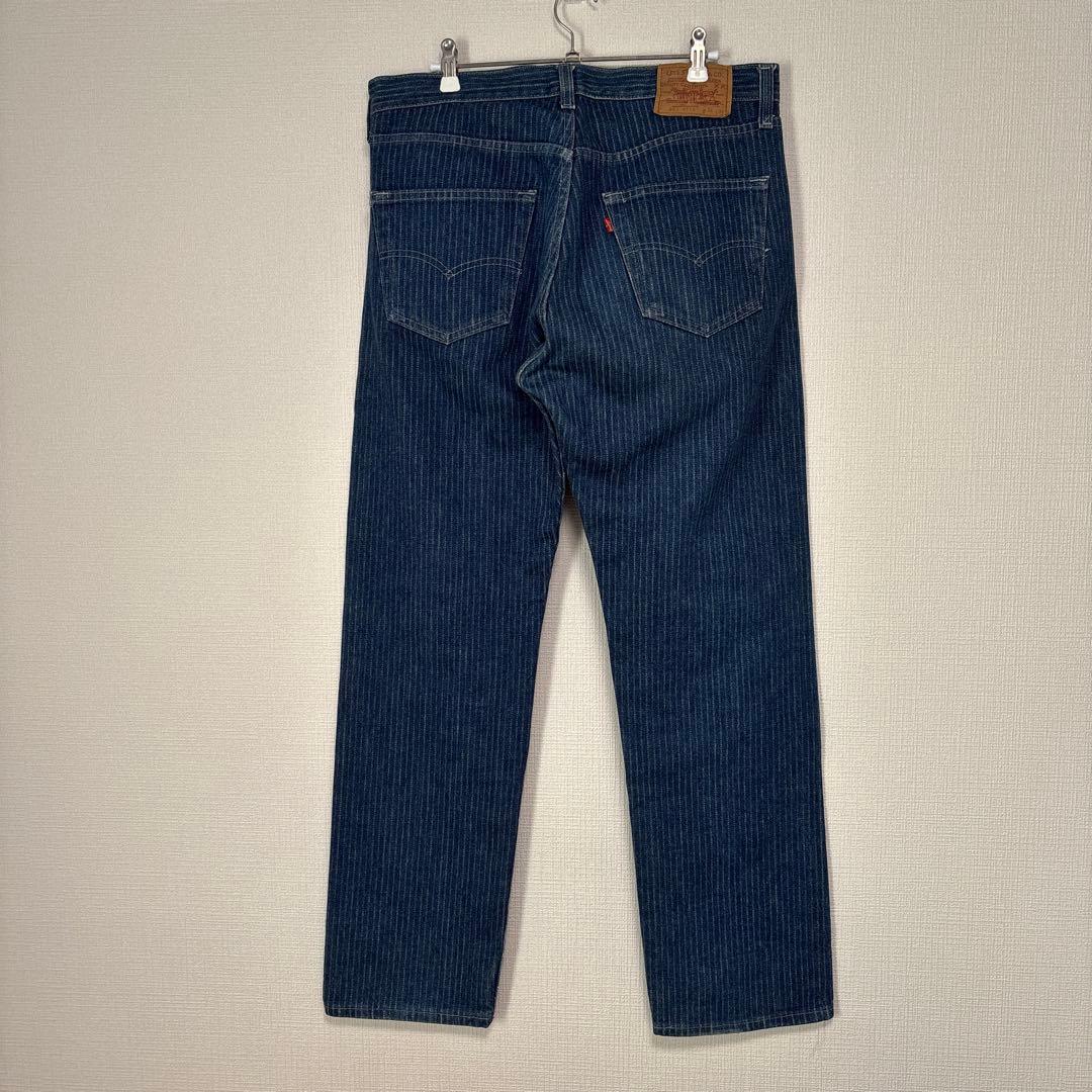 希少 80s USA製 Levi's 501 ストライプ 34×30 インディゴ - メルカリ