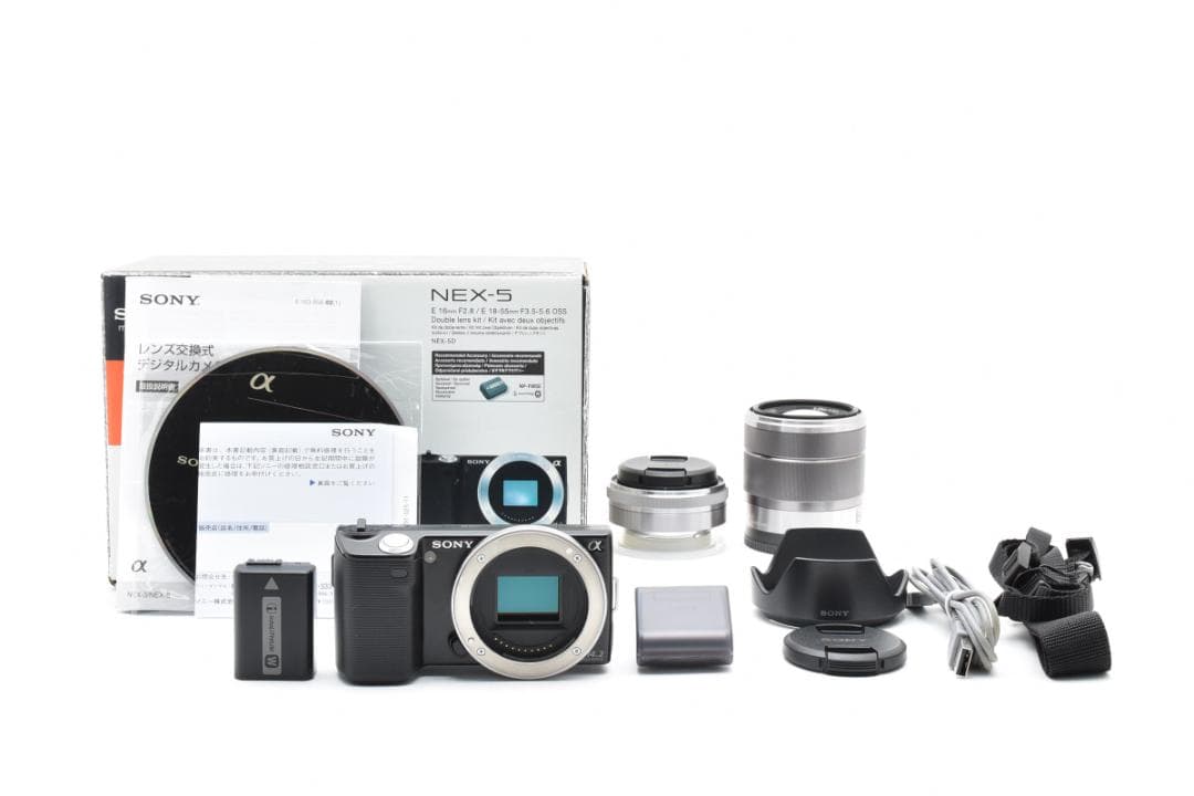 ★美品★ SONY ソニー α NEX-5D ダブルレンズキット A035 Amazon.co.jp: SONY ミラーレス一眼 α NEX-5 ダブルズームレンズキット