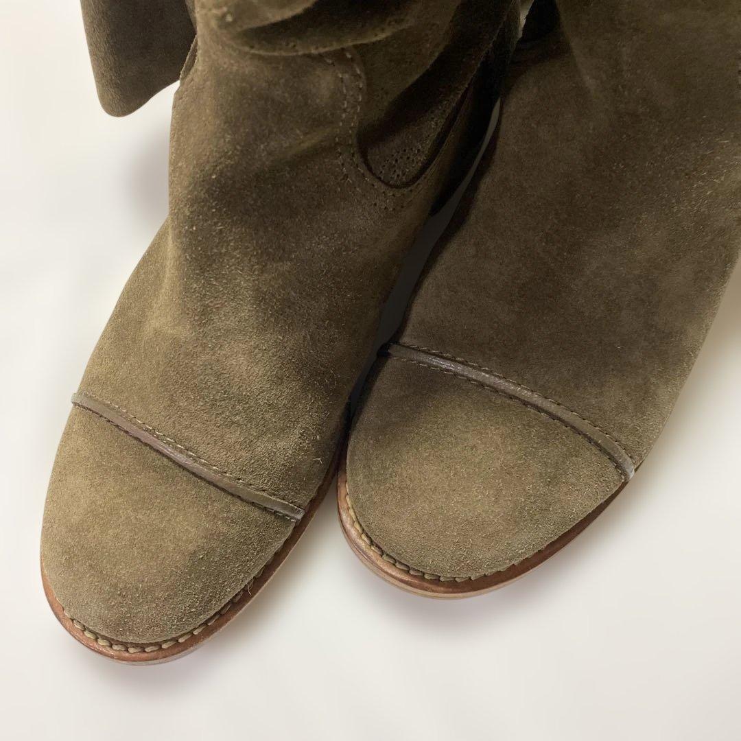 お値下げ❗️LOUIS VUITTON スエード マヒナロングブーツ