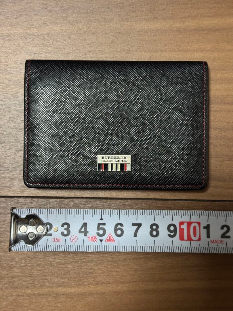 中古美品】BURBERRY BLACK LABEL 名刺入れ ブラック - メルカリ