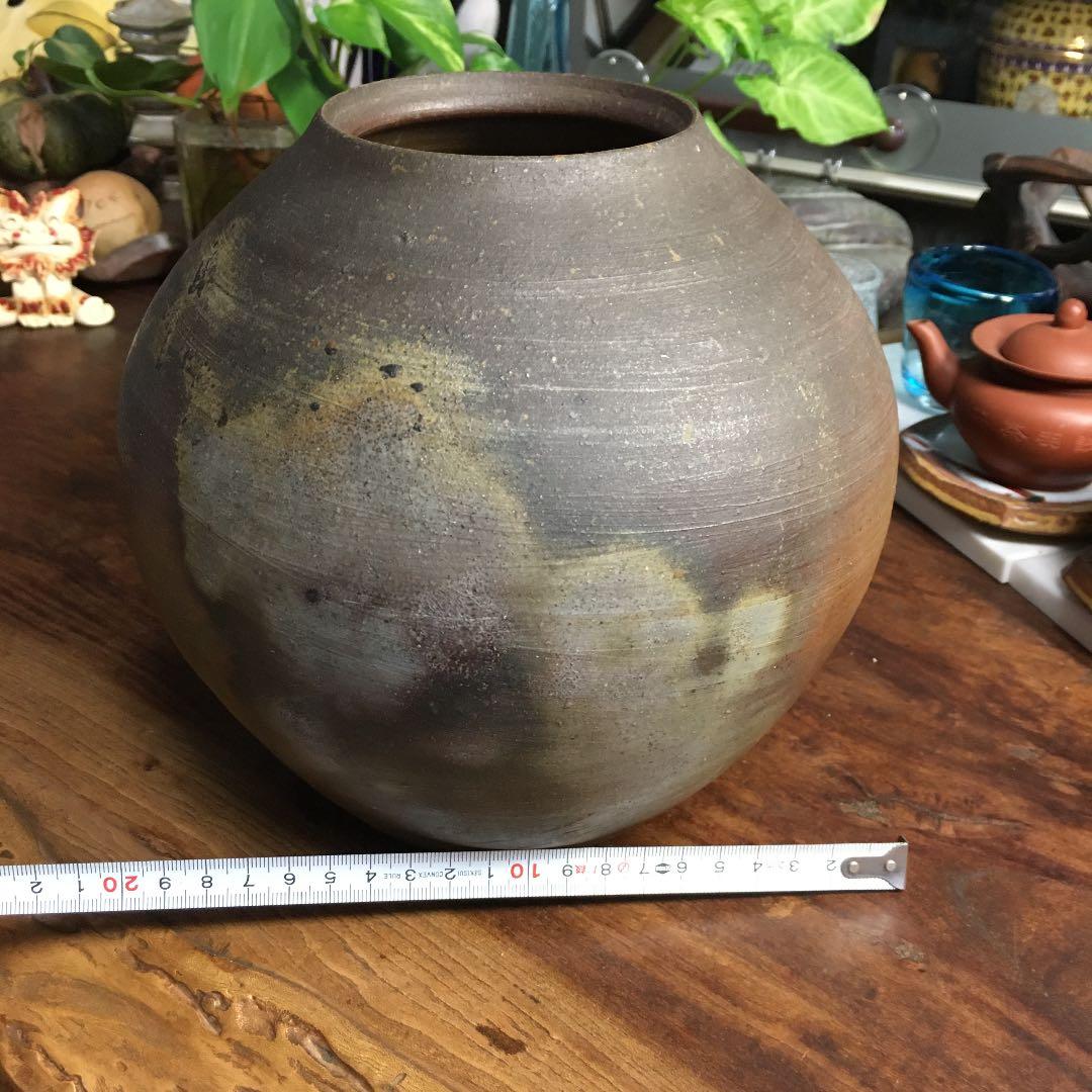 備前焼 小川秀藏 壺 壷 花瓶 一輪挿し