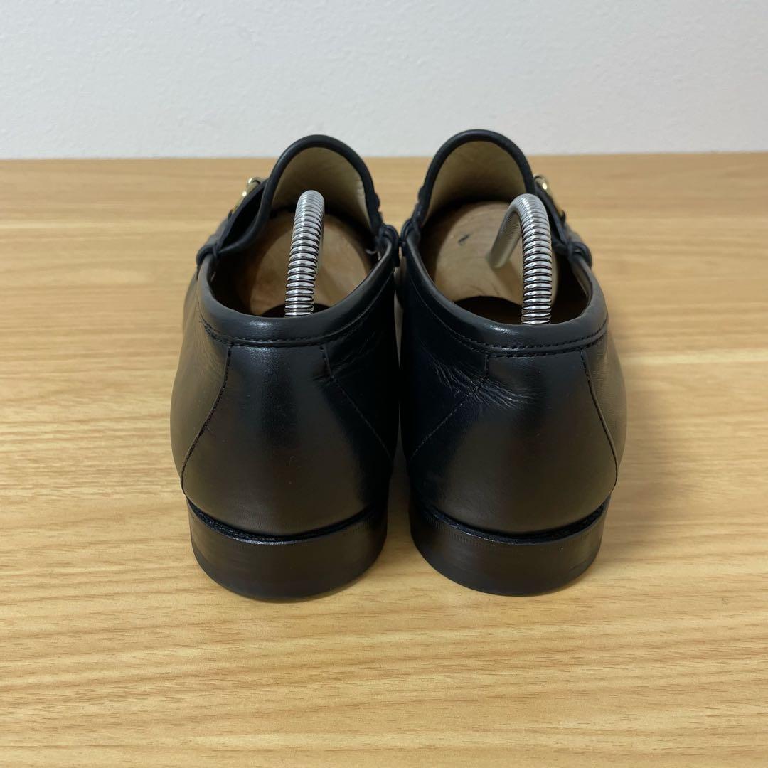 グッチ ホースビットローファー レザー ブラック 110 0009/2 41.5