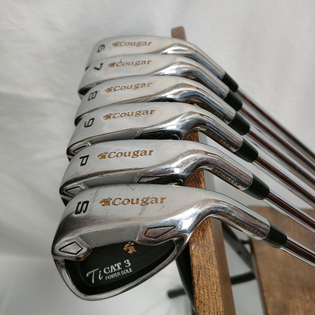 良品　Cougar　メンズ　フルセット　買い足し不要　即ラウンドOK　送料込み