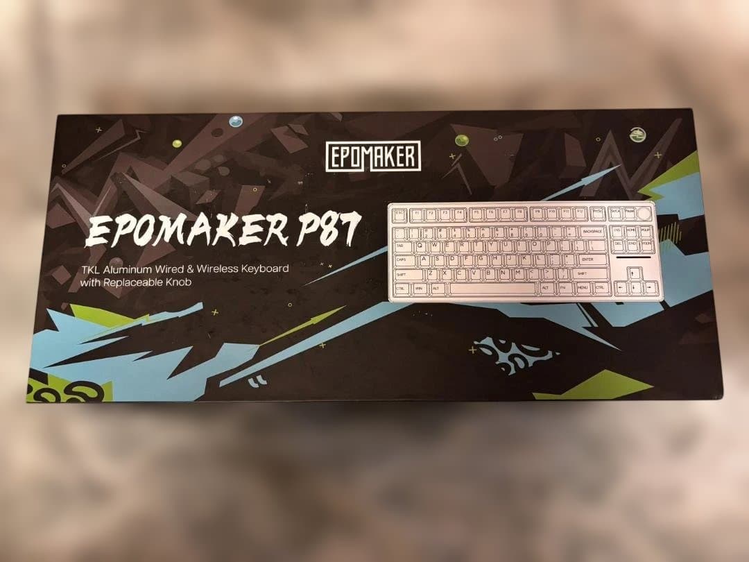 EPOMAKER P87 キーボード＋AegisSil キーキャップ(Blue) - メルカリ