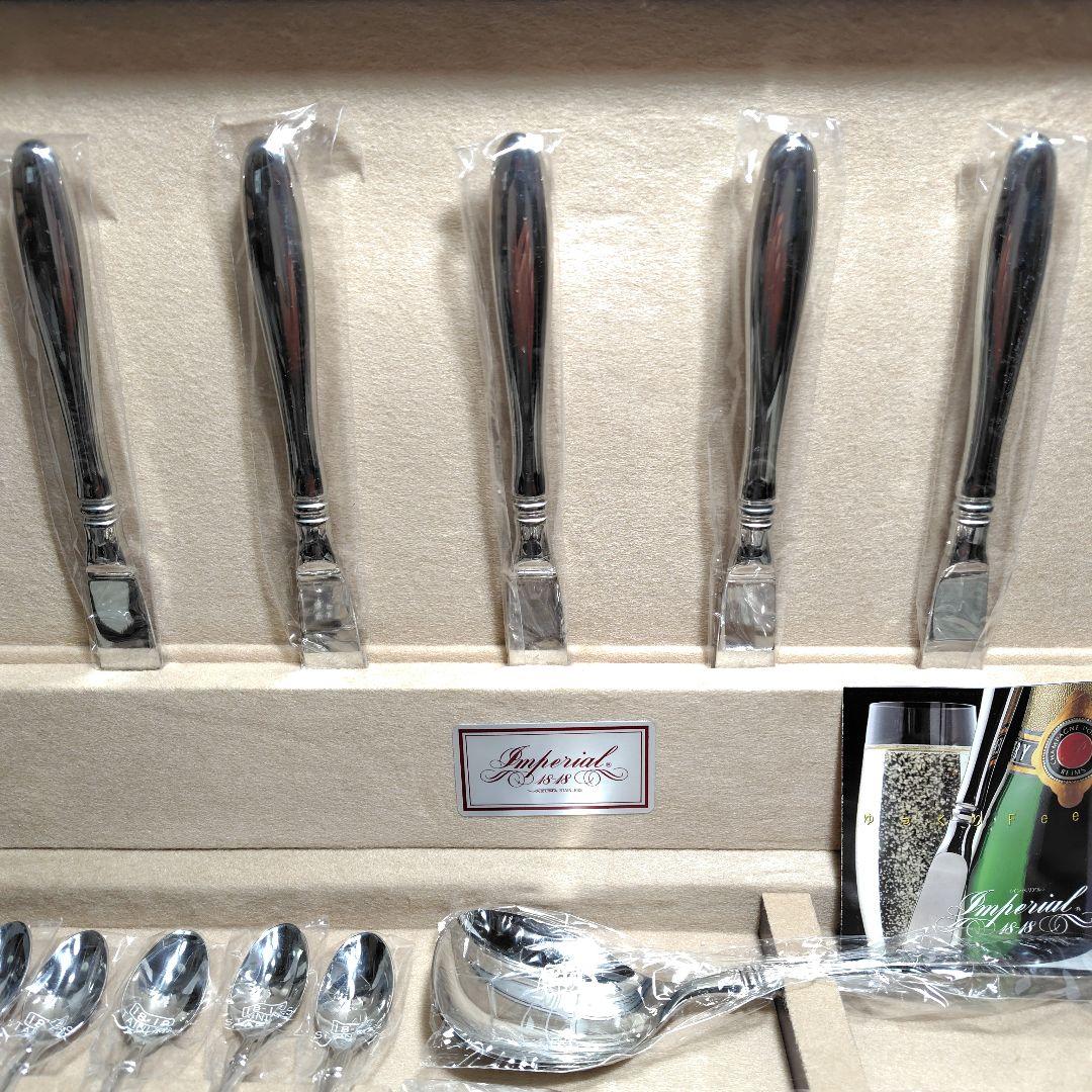 AZUMA インペリアル 18-18 ステンレス ディナーセット 22本 アズマ