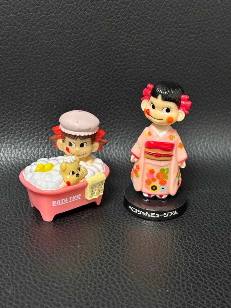 ペコちゃんミニミニミュージアム　バスタイム フィギュアセット　【①】 ペコちゃんミニミニミュージアム バスタイム フィギュアセット 【①