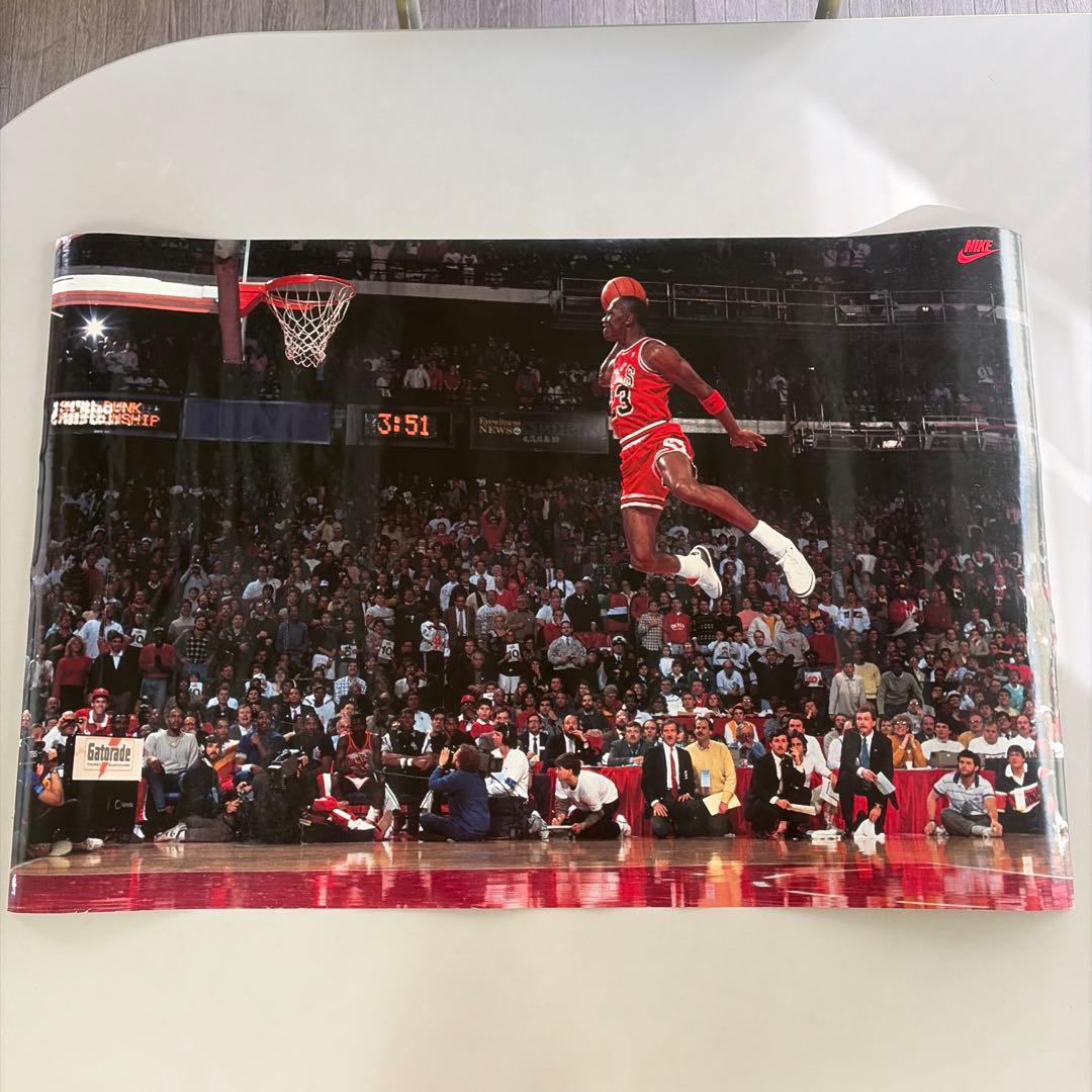 マイケル・ジョーダン ダンクポスター Amazon.co.jp: Suuyar マイケルジョーダンクラシックダンクシーン