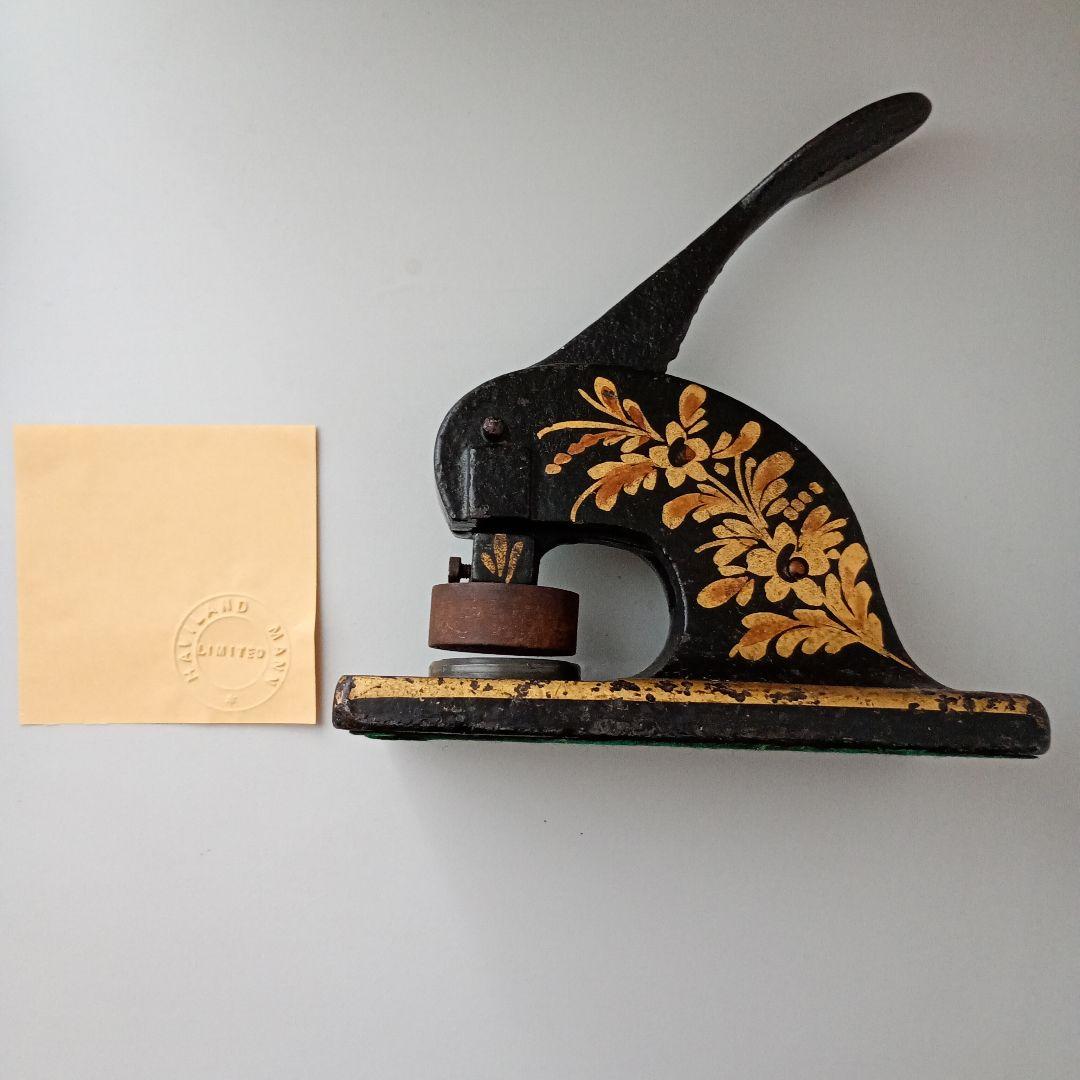 イギリス ヴィンテージ エンボッサー スタンプ 020683 - メルカリ