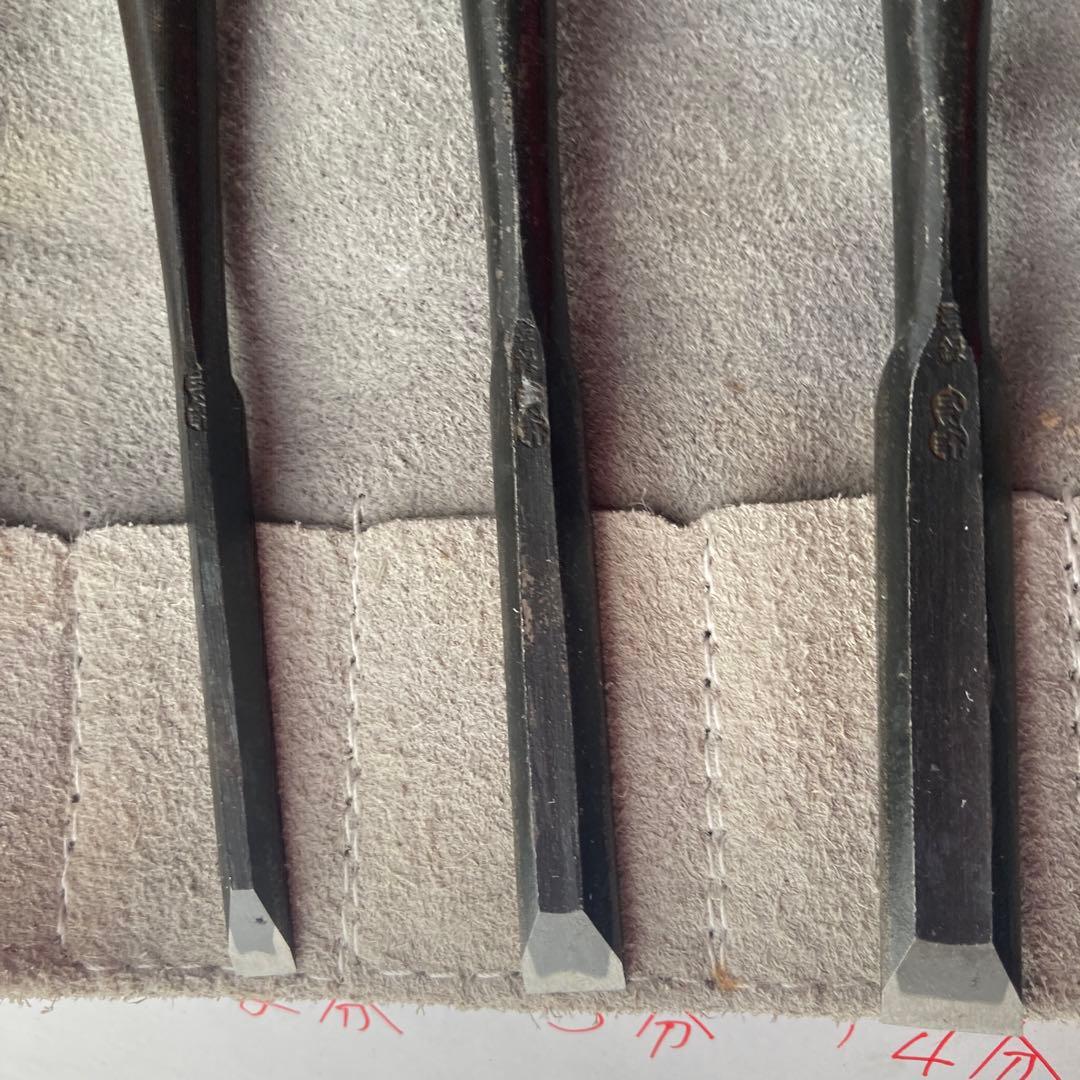 東京製 二代目左久作追入鑿 七本組