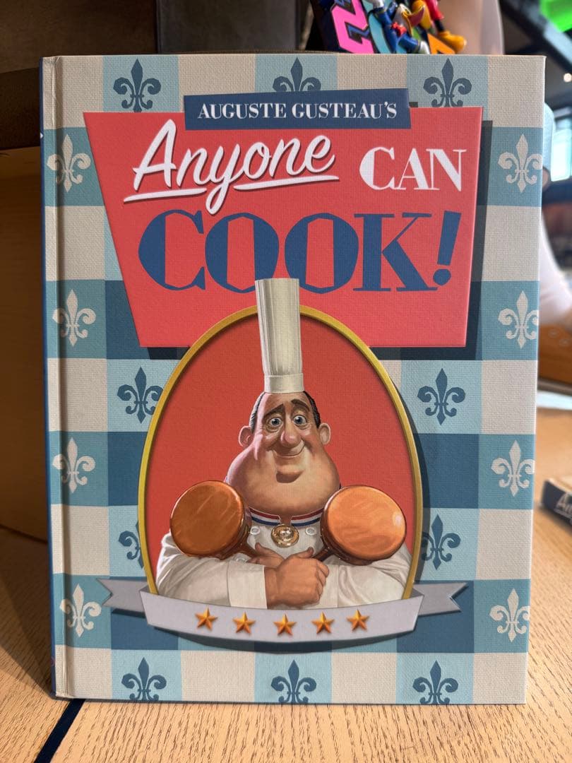 新品　レミーのおいしいレストラン　グストーレシピノート 新品 WDW レミーのおいしいレストラン グストーのレシピ本 ノート