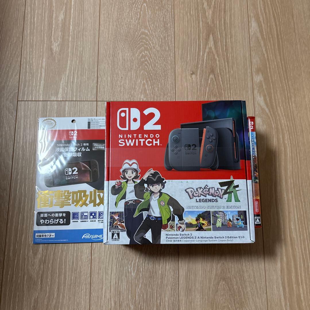 Nintendo Switch 2 + ポケモンレジェンズ + マリオカート 楽天ブックス: 【セット商品】Nintendo Switch 2（日本語・国内専用