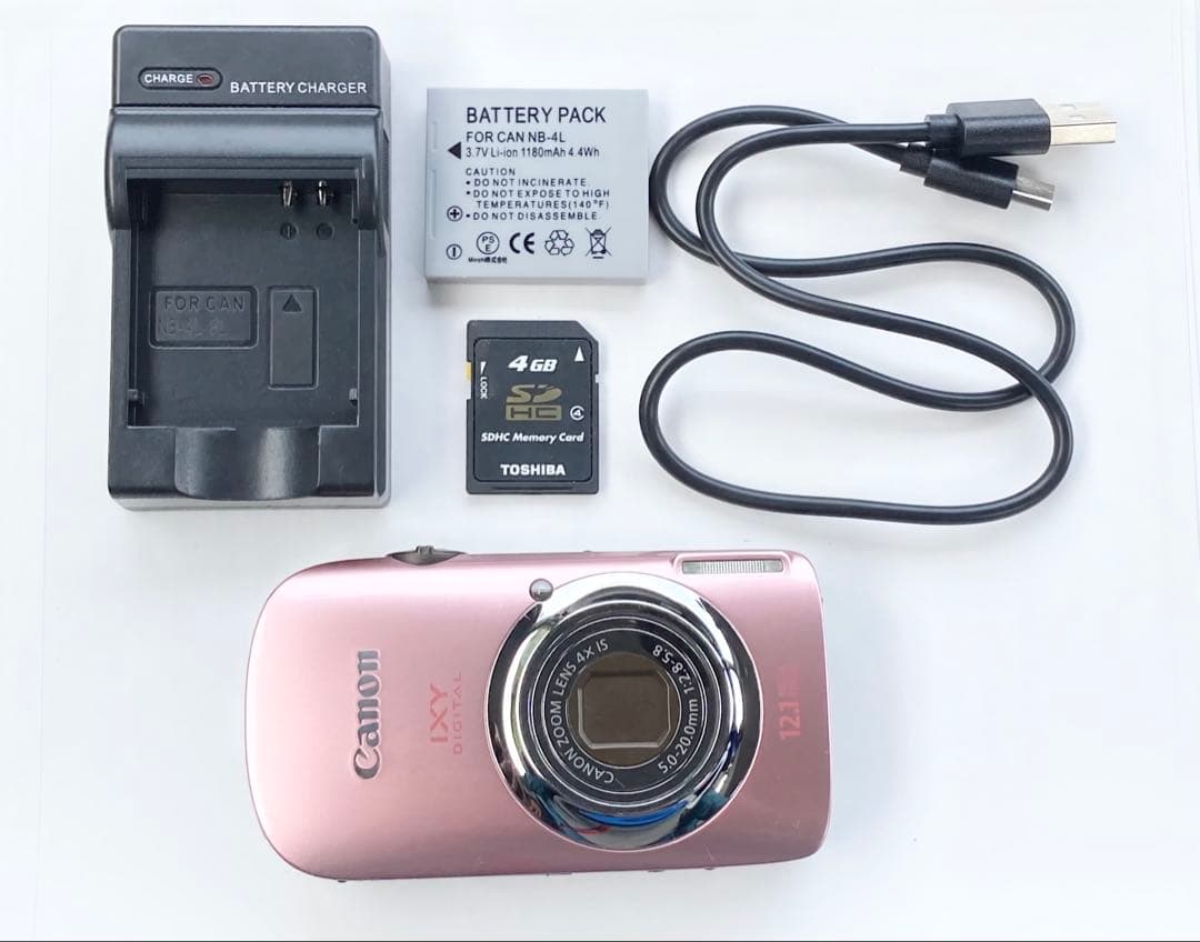 稼働品) Canon IXY DIGITAL 510IS ピンク - メルカリ